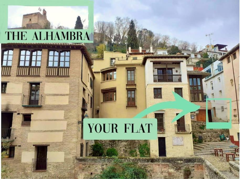 דירות גרנדה Cosy Flat / Literally At The Foot Of Alhambra מראה חיצוני תמונה